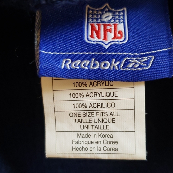 NFL Reebok Denver Broncos Knit Beanie Navy Blue Big Kids Boys Unisex OS - Picture 7 of 10